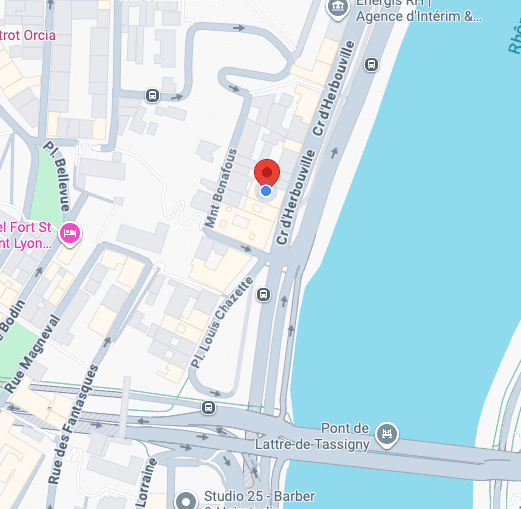 Plan du cabinet à Lyon Croix-Rousse